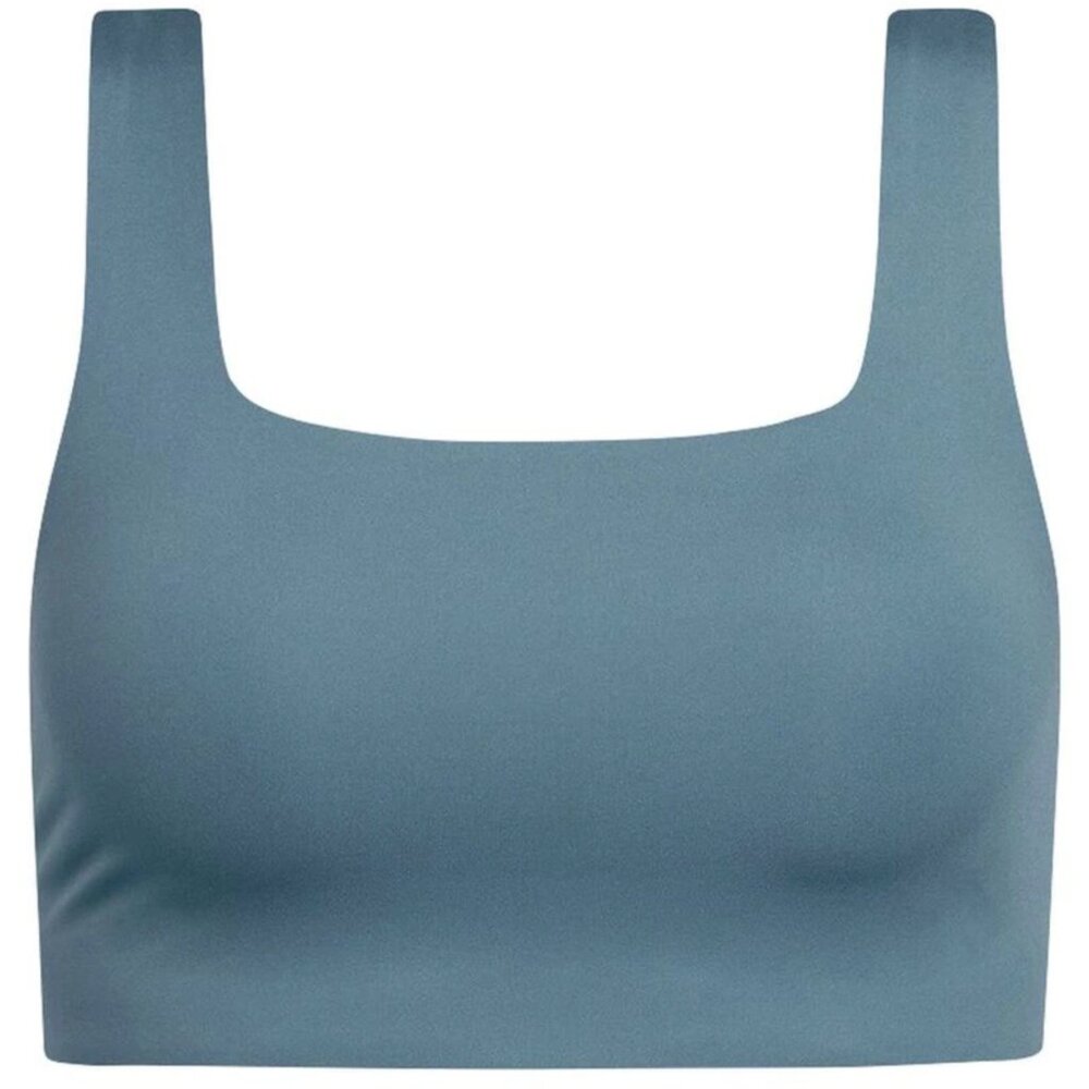 Girlfriend Collective Monarch Blue Tommy Cropped Sports Bra SMALL